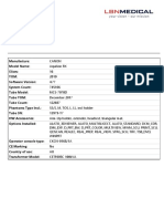 Aquilion RX: Specification Sheet For CT