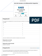 Simulador EXAMEN EAES 2020 2