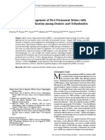 Knowledge and Management of First Permanent Molars With Enamel Hypomineralization Among Dentists and Orthodontists