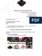 Proforma - Utp - Web y Redes