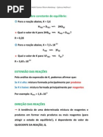 6 Equilibrio Quimico Le Chatelier