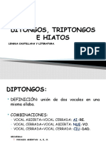 Diptongos, Triptongos e Hiatos