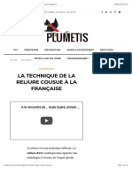 La Technique de La Reliure Cousue À La Française - Plumetis Magazine