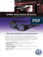 Epson Active Shutter 3D Glasses: Take Home Entertainment To A Whole New Level