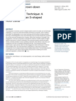 An Arithmetic Crown-Down Dynamic Tactile Instrumentation Technique: A Case Report of An S-Shaped Root Canal