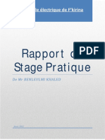 Rapport de Stage Benleulmi Khaled Aout 2012