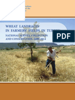 Wheat Landraces in Farmers' Fields in Turkey: National Survey, Collection AND CONSERVATION, 2009-2014