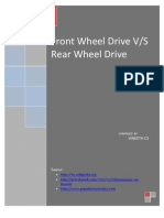 Rear Wheel Drive Vs Front Wheel Drive