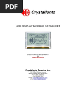 Display CFAG12864T2-TFH Datasheet