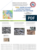 Diseño de Mapas Litoestructurales Elaborados Con Software: Tema