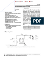 TPS61042 Constant Current LED Driver: 1 Features 3 Description
