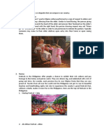 Mano or Pagmamano Is An "Honoring-Gesture" Used in Filipino Culture Performed As A Sign of Respect To Elders and