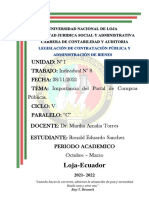 Tarea 8. Sistema Nacional de Contratación Pública