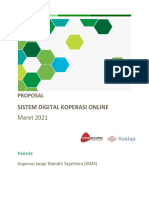 Proposal Digitalisasi Koperasi - Koperasi Iwapi Mandiri Sejahtera (KIMS)