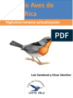 Lista de Aves de Costa Rica XXIX