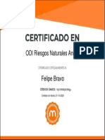 Certificado Operación Invierno