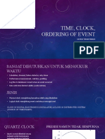 Time, Clock, Ordering of Event