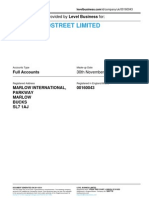 Dun & Bradstreet Limited: Annual Accounts Provided by Level Business For
