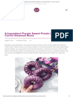 6-Ingredient Purple Sweet Potato & Ebony Carrot Steamed Buns - Suncore Foods Inc