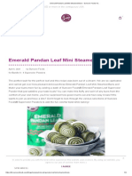 Emerald Pandan Leaf Mini Steamed Buns - Suncore Foods Inc