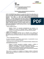 Carta de Compromiso Institucional - Prácticas Pre Profesionales-Ciclo 8 B