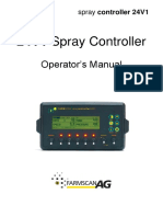 24V1 Spray Controller: Operator S Manual