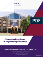 Pioneering Excellence in Engineering Education: Ramaiah Institute of Technology