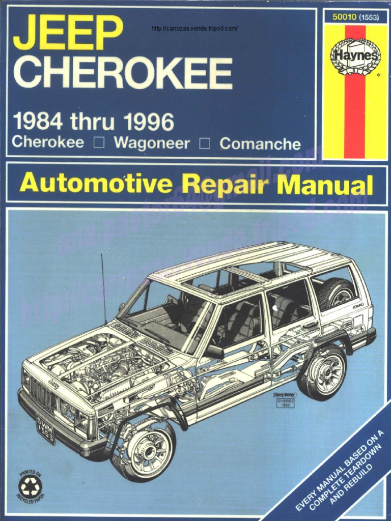Manual Jeep Cherokee XJ 1995-1998 | PDF