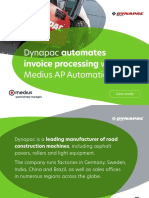 Dynapac Automates Medius AP Automation: Invoice Processing With