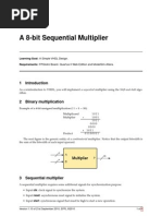 A 8bit Sequential Multiplier