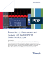 Power Supply Measurement and Analysis With The MSO/DPO Series Oscilloscopes