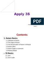Apply 3S: Information Sheet Level 1