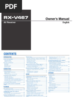Download RX V467 Manual by Vladimir Stefanovic SN55183972 doc pdf