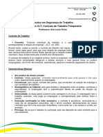 Resumo 1 - Segurança Do Trabalho - Legislação CLT