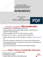 B MLS Biochemistry Intro 2020 Lec 2