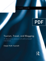 Tourism, Travel, and Blogging A Discursive Analysis of Online Travel Narratives