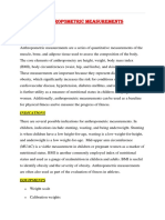 Anthropometric Measurements Guide