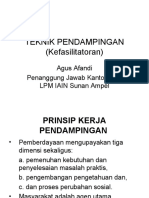 39.TEKNIK PENDAMPINGAN (Kefasilitatoran)