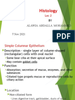 Histology: BY Alawia Abdalla Mohammed 7 Nov 2021