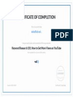 Certificate of Completion: Mindfulravi