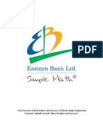 An Overview of The Products and Services of Eastern Bank Limited and Customer Attitude Towards These Products and Services