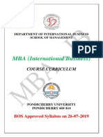 Syllabus MBAInternationalBusiness2019