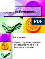 Types Entrepreneurs