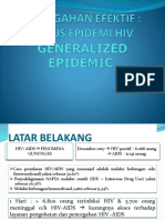 Pencegahan Efektif Status Epidemi HIV