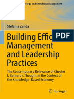 Building Effi Cient Management and Leadership Practices: Stefania Zanda