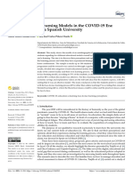 Education Sciences: Face-to-Face vs. E-Learning Models in The COVID-19 Era: Survey Research in A Spanish University