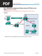 8.7.1.3 Lab - (Optional) Configuring A Remote Access VPN Server and Client - Instructor