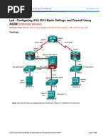 9.4.1.7 Lab - Configuring ASA 5510 Basic Settings and Firewall Using ASDM_Instructor