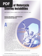 Control of Motorcycle Steering Instabilities