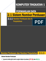 2.1.1 Nombor Perduaan Dan Perpuluhan